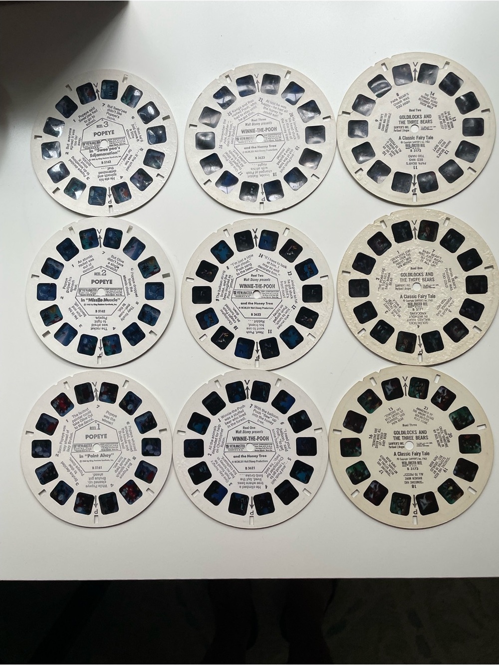 Vintage View Master Reels (Set of 9)